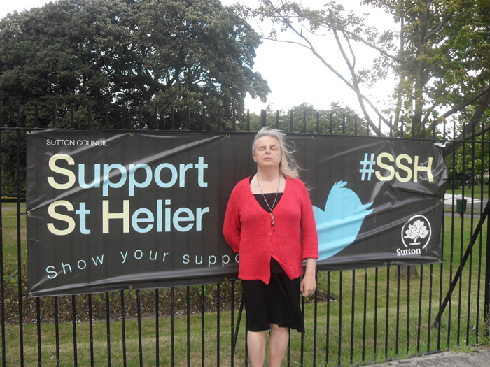 Photo of Emily by Support St Helier Banner